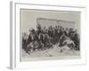 The Eastern Crisis, a Contingent of Cretan Insurgents-null-Framed Giclee Print