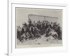 The Eastern Crisis, a Contingent of Cretan Insurgents-null-Framed Giclee Print
