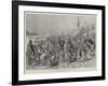 The Eastern Crisis, Refugees from Kandamos Landing on the Quay at Canea-Melton Prior-Framed Giclee Print