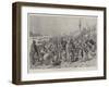 The Eastern Crisis, Refugees from Kandamos Landing on the Quay at Canea-Melton Prior-Framed Giclee Print