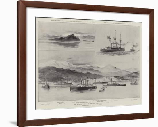 The Eastern Crisis, Scenes Off the Coast of Crete-William Heysham Overend-Framed Giclee Print