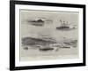 The Eastern Crisis, Scenes Off the Coast of Crete-William Heysham Overend-Framed Giclee Print