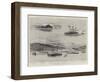 The Eastern Crisis, Scenes Off the Coast of Crete-William Heysham Overend-Framed Giclee Print