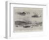 The Eastern Crisis, Scenes Off the Coast of Crete-William Heysham Overend-Framed Giclee Print