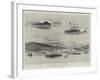 The Eastern Crisis, Scenes Off the Coast of Crete-William Heysham Overend-Framed Giclee Print