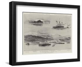 The Eastern Crisis, Scenes Off the Coast of Crete-William Heysham Overend-Framed Premium Giclee Print