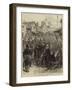 The Eastern Crisis, Turkish Troops Passing Through Stamboul-null-Framed Giclee Print