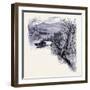 The Eastern Part of Long Island Seen from Peekskill United States of America-null-Framed Giclee Print