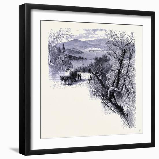 The Eastern Part of Long Island Seen from Peekskill United States of America-null-Framed Giclee Print