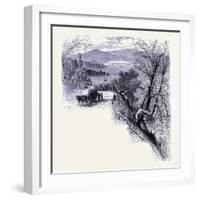 The Eastern Part of Long Island Seen from Peekskill United States of America-null-Framed Giclee Print