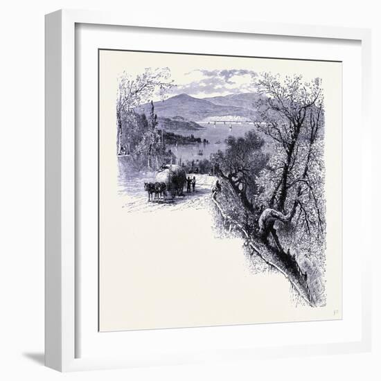 The Eastern Part of Long Island Seen from Peekskill United States of America-null-Framed Giclee Print