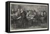 The Eastern Question, a Cabinet Council-Thomas Walter Wilson-Framed Stretched Canvas