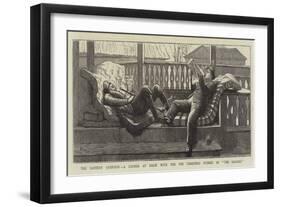 The Eastern Question, a Lounge at Nisch with the Christmas Number of The Graphic-Henry Marriott Paget-Framed Giclee Print