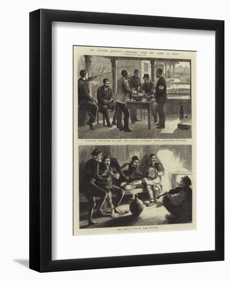 The Eastern Question, Christmas with the Turks at Nisch-Godefroy Durand-Framed Premium Giclee Print