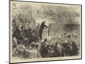 The Eastern Question, Conference at St James's Hall, Mr Gladstone Speaking-Charles Robinson-Mounted Giclee Print