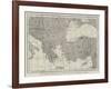 The Eastern Question, Map of Turkey and the Surrounding Countries-null-Framed Giclee Print