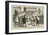 The Eastern Question, Stocking Public Buildings at Nisch with Biscuits-null-Framed Giclee Print