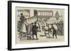 The Eastern Question, Stocking Public Buildings at Nisch with Biscuits-null-Framed Giclee Print