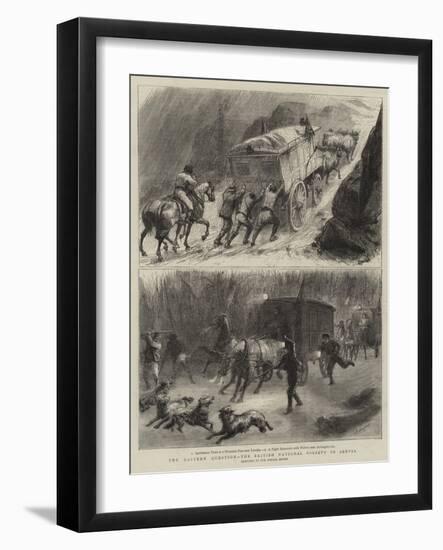 The Eastern Question, the British National Society in Servia-Godefroy Durand-Framed Giclee Print
