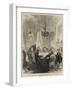 The Eastern Question, the Room in Which the Preliminary Conferences Were Held, at Constantinople-null-Framed Giclee Print