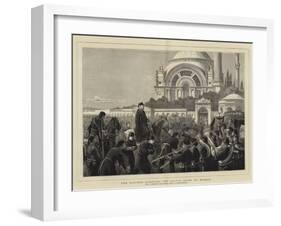 The Eastern Question, the Sultan Going to Mosque-Joseph Nash-Framed Giclee Print