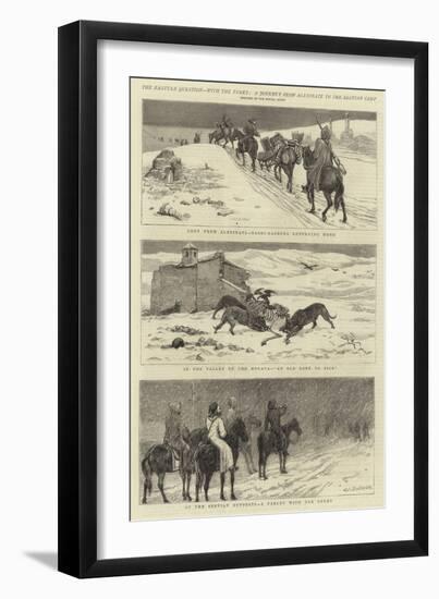 The Eastern Question, with the Turks, a Journey from Alexinatz to the Servian Camp-John Charles Dollman-Framed Giclee Print