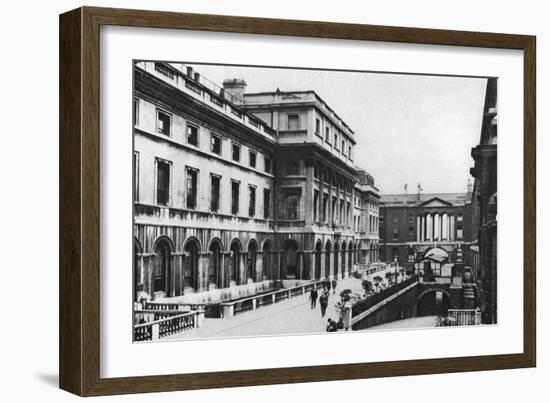 The Eastern Wing of Somerset House, London, 1926-1927-McLeish-Framed Giclee Print