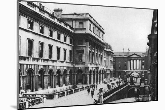 The Eastern Wing of Somerset House, London, 1926-1927-McLeish-Mounted Giclee Print