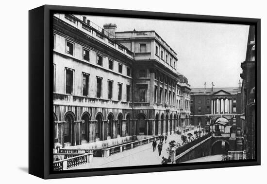 The Eastern Wing of Somerset House, London, 1926-1927-McLeish-Framed Stretched Canvas