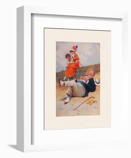 The Eavesdropper-Lawson Wood-Framed Premium Giclee Print