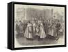 The Ecclesiastical Council at Rome, Procession of Bishops Entering the Council Chamber-null-Framed Stretched Canvas