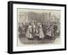 The Ecclesiastical Council at Rome, Procession of Bishops Entering the Council Chamber-null-Framed Giclee Print