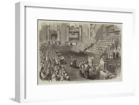 The Ecclesiastical Council at Rome-null-Framed Giclee Print