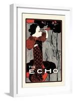 The Echo, Chicago, February 15, 1896-John Sloan-Framed Art Print