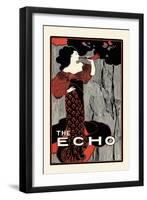 The Echo, Chicago, February 15, 1896-John Sloan-Framed Art Print