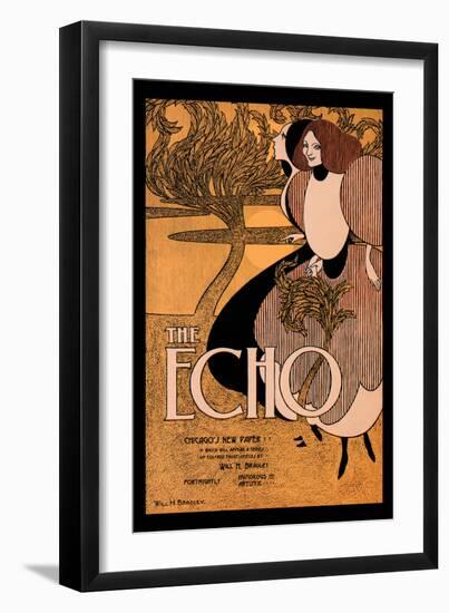 The Echo-Will H. Bradley-Framed Art Print