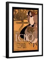 The Echo-Will H. Bradley-Framed Art Print