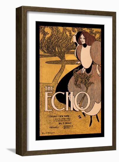 The Echo-Will H. Bradley-Framed Art Print