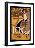 The Echo-Will H. Bradley-Framed Art Print