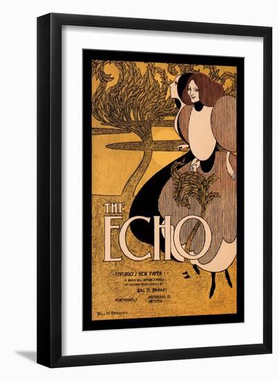 The Echo-Will H. Bradley-Framed Art Print