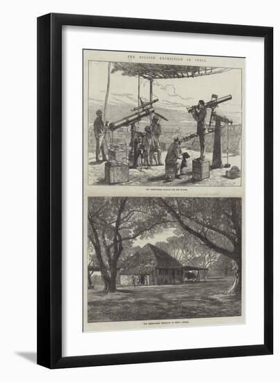 The Eclipse Expedition in India-Charles Robinson-Framed Giclee Print