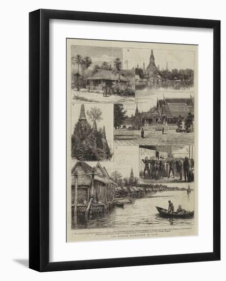 The Eclipse Expedition to Siam-null-Framed Giclee Print