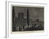 The Eclipse of the Moon, 27 February 1877-null-Framed Giclee Print