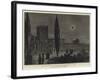 The Eclipse of the Moon, 27 February 1877-null-Framed Giclee Print