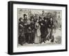 The Eclipse of the Sun, a Street Scene-Frederick Barnard-Framed Giclee Print