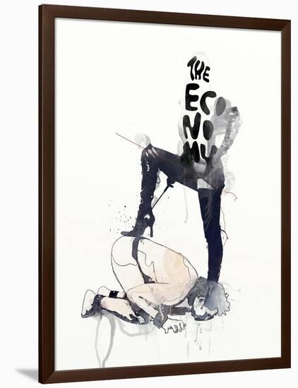 The Economy-Mydeadpony-Framed Art Print