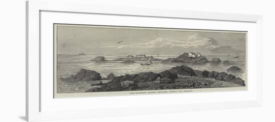The Ecrehou Islets, Between Jersey and France-null-Framed Giclee Print