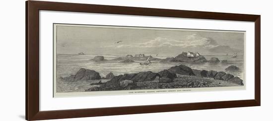 The Ecrehou Islets, Between Jersey and France-null-Framed Giclee Print