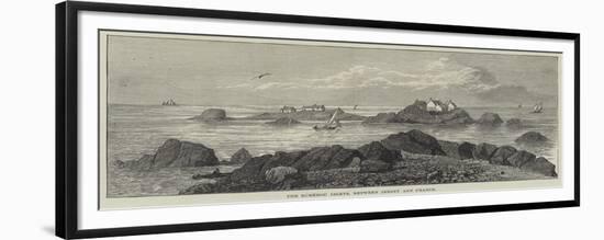 The Ecrehou Islets, Between Jersey and France-null-Framed Giclee Print