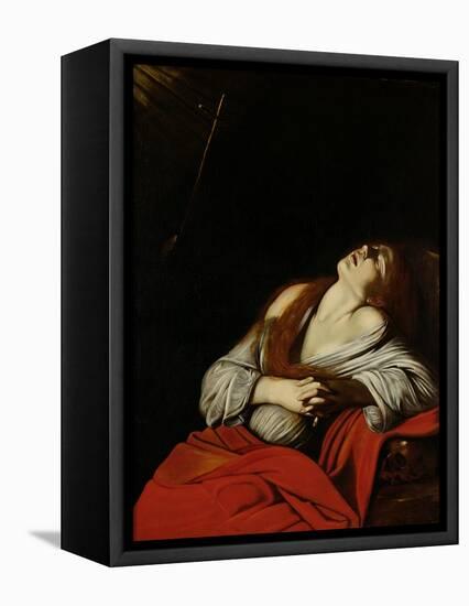 The Ecstasy of Mary Magdalene-Louis Finsonius or Finson-Framed Stretched Canvas